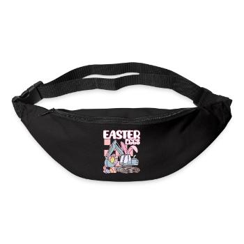 Easter eggs - Gürteltasche - Schwarz - Vorne