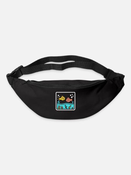 Aquarium - Gürteltasche - Schwarz
