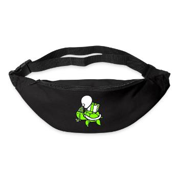 Water Turtle Birthday Party Balloon Hat - Bum bag - black - Front