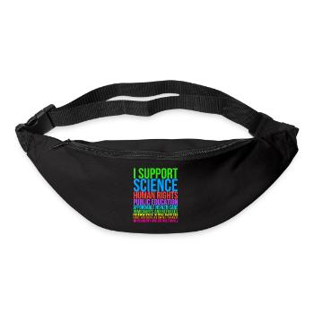 I Support Science - Bum bag - black - Front