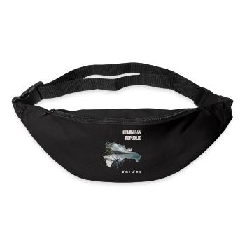 République dominicaine Boussole tropicale - Sac banane - noir - Devant
