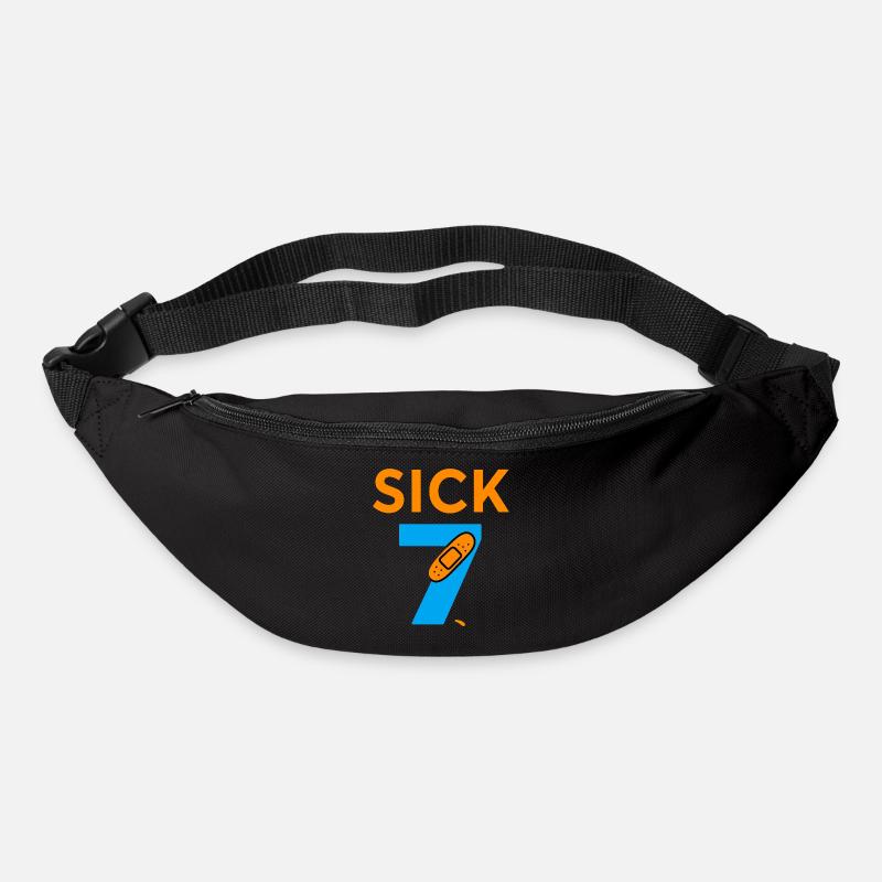 Sick Seven Meme Tee Six Seven - Bum bag - black