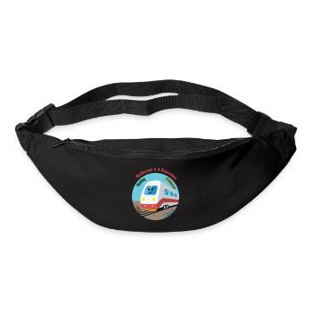 Zug der Vier Jahreszeiten, immer unpünktlich... - Gürteltasche - Schwarz - Vorne