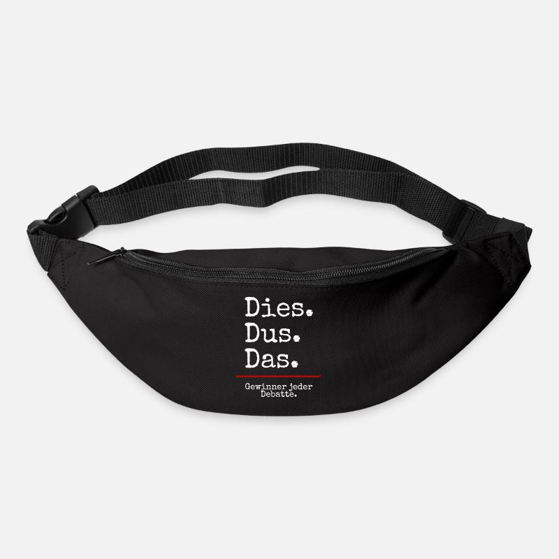 Dies Dus Das Debatte (black) - Gürteltasche - Schwarz