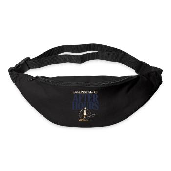 Poetcore Poète Poésie Dark Academia Gift - Sac banane - noir - Devant