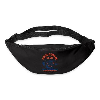 Coffee Club Kaffeeliebhaber-Kollegen-Geschenk - Gürteltasche - Schwarz - Vorne