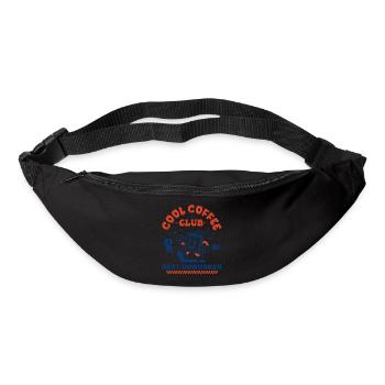 Coffee Club Kaffeeliebhaber-Kollegen-Geschenk - Gürteltasche - Schwarz - Vorne