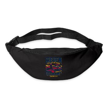 Vintage Siegen Allemagne City Of The Crown - Sac banane - noir - Devant