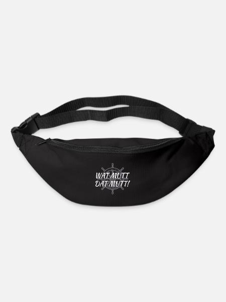 Wat Mutt Dat Mutt - Gürteltasche - Schwarz