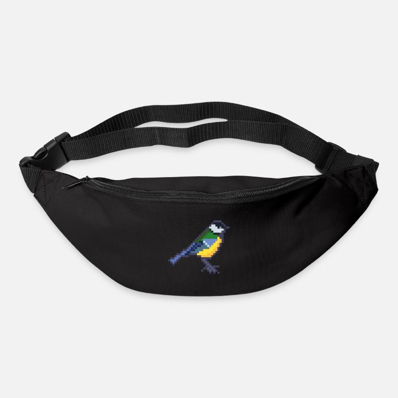 Vogel - Gürteltasche - Schwarz
