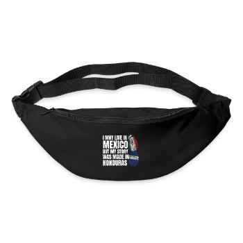 Basketball & Tacos Baseball Tacos Geschenk - Gürteltasche - Schwarz - Vorne