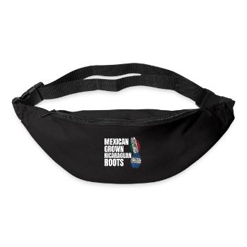 Basketball & Tacos Baseball Tacos Geschenk - Gürteltasche - Schwarz - Vorne