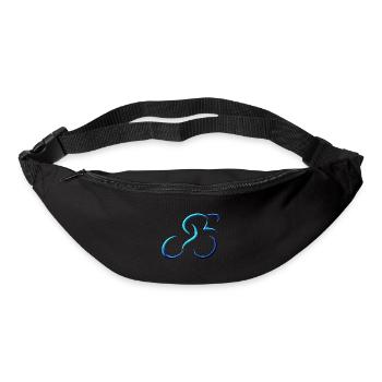 cyclist cycling bmx bike sport mountain biking hobby - Bum bag - black - Front