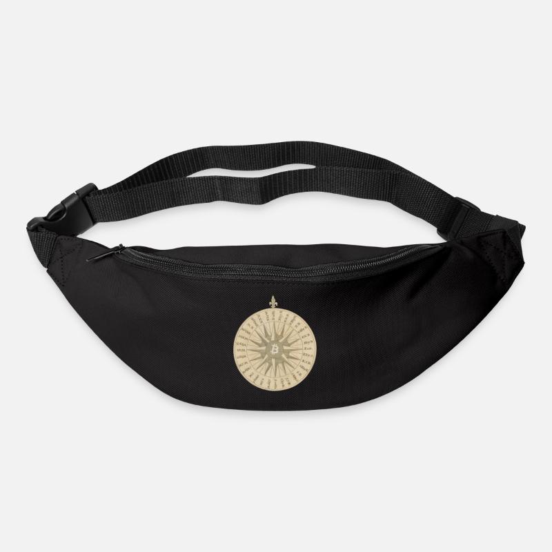 Der Bitcoin-Kompass - Gürteltasche - Schwarz
