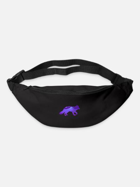 Renard polaire - Sac banane - noir