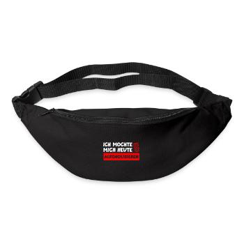 Schorle Pfälzer Wein Geschenk - Gürteltasche - Schwarz - Vorne