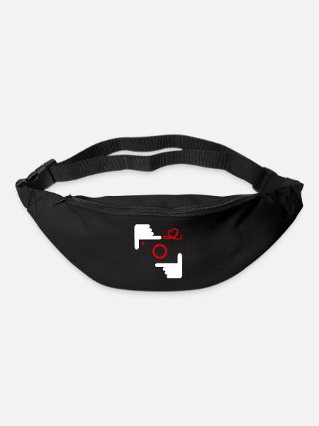 fotograf fotografieren fotokamera selfie - Gürteltasche - Schwarz