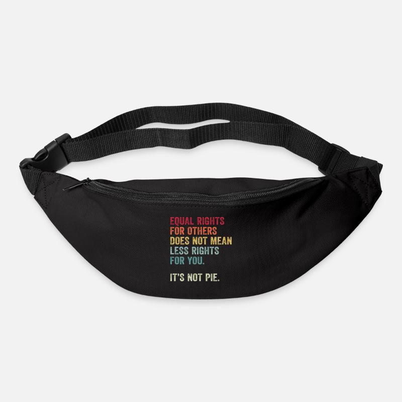 Gleichberechtigung - Gürteltasche - Schwarz