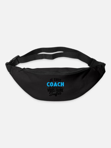 Je Suis Coach Je Suis La Pour Vous Faire Souffrir - Sac banane - noir