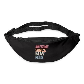 May 2008 Birthday 2008 Retro 2008 May Vintage - Bum bag - black - Front