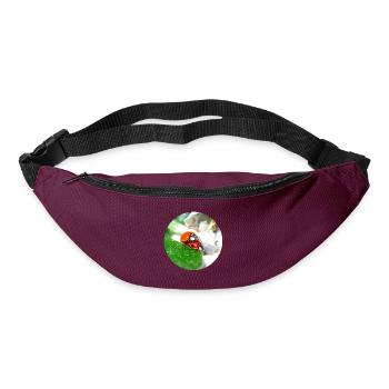 Ladybugs on the subject of love - Bum bag - burgundy - Front