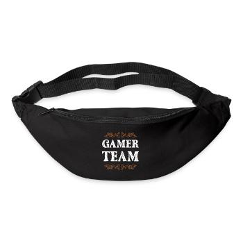 Équipe de joueurs - Sac banane - noir - Devant
