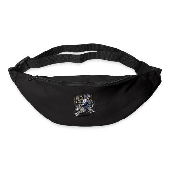 Magician rides greyhound for magicians and magic fans - Bum bag - black - Front