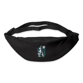 Magic Greyhound in Wizard Outfit for Wizard - Bum bag - black - Front