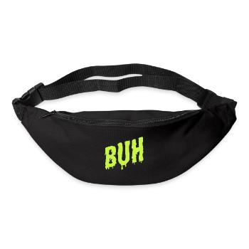 A spooky buh in green for halloween - Bum bag - black - Front