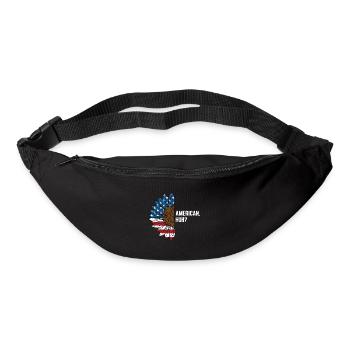 American Huh Independence 4th of July Freedom - Bum bag - black - Front