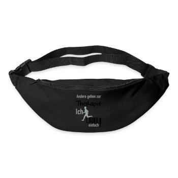 Therapie Laufen - Gürteltasche - Schwarz - Vorne