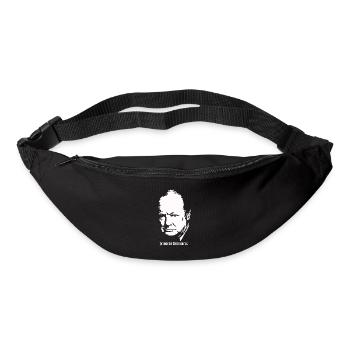 Winston Churchill Portrait - Bum bag - black - Front