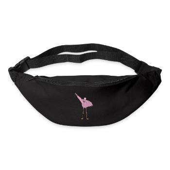 Dancing Flamingo - Flamenco Dabbing Dance - Bum bag - black - Front