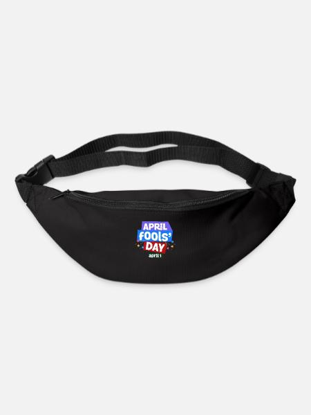 Aprilscherztag-T-Shirt - nationaler Streich-Tag April - Gürteltasche - Schwarz