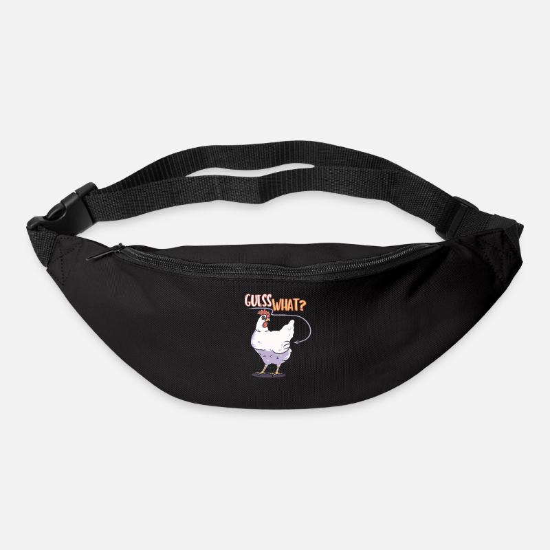 Devinez ce doux créatif cadeau drôle de poulet drôle - Sac banane - noir