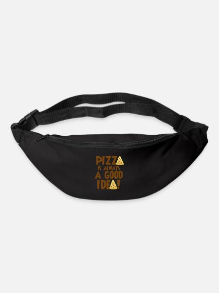 La pizza est toujours une bonne idée - Sac banane - noir