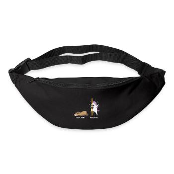 Unicorn horse your aunt my aunt gift EN - Bum bag - black - Front