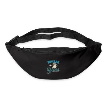 Amis ours et amoureux de la nature - Sac banane - noir - Devant