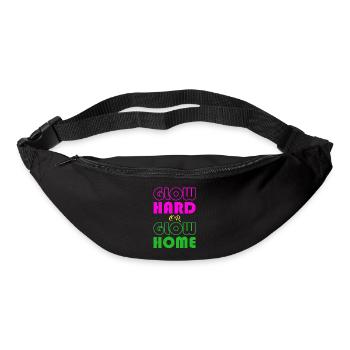 Lueur dur ou lueur Home T-Shirt Rétro brillant lueur - Sac banane - noir - Devant