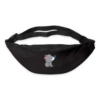 Wolf - Wölfe - Wolffan - Wolfmotiv - Gürteltasche - Schwarz - Vorne