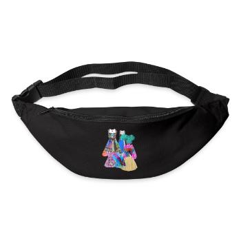 Dirndl splash - Gürteltasche - Schwarz - Vorne