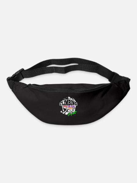 Klettern Inspiration - Gürteltasche - Schwarz
