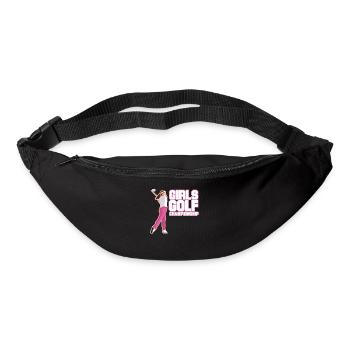 Conception de T-shirt de championnat de golf pour filles - Sac banane - noir - Devant
