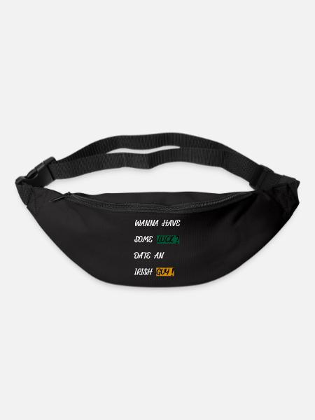 IRLAND - GLÜCK - DATING - SINGLE - Gürteltasche - Schwarz