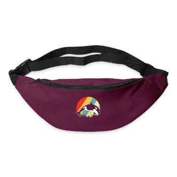 killer whale - Bum bag - burgundy - Front