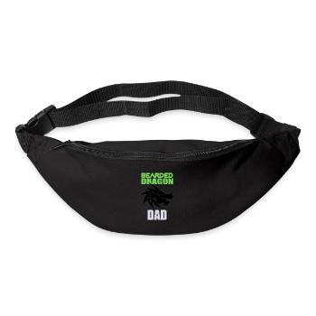 Bearded Dragon Dad - Gürteltasche - Schwarz - Vorne