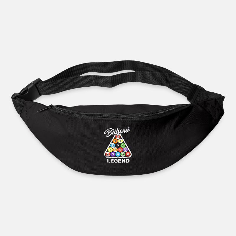 Billard billard billard billard billard billard - Sac banane - noir