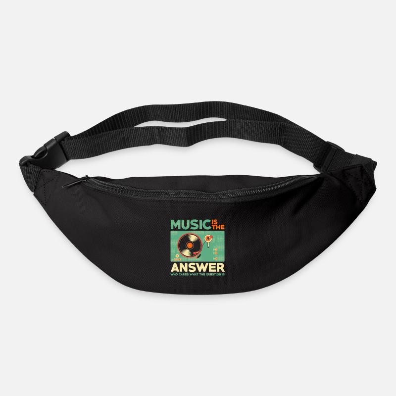 Music is the answer - Bum bag - black