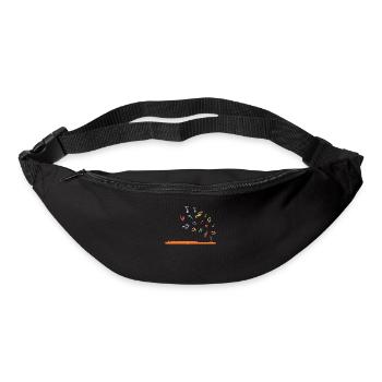 Flöte - Gürteltasche - Schwarz - Vorne