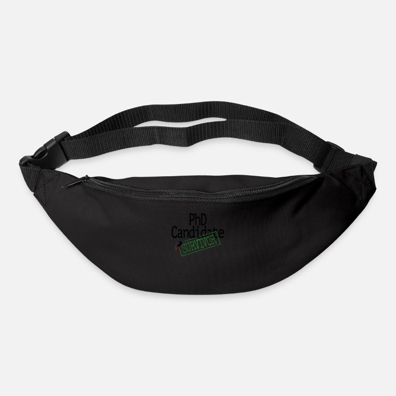 Promotion zum Doktor / PhD Candidate Survivor / Dr - Gürteltasche - Schwarz